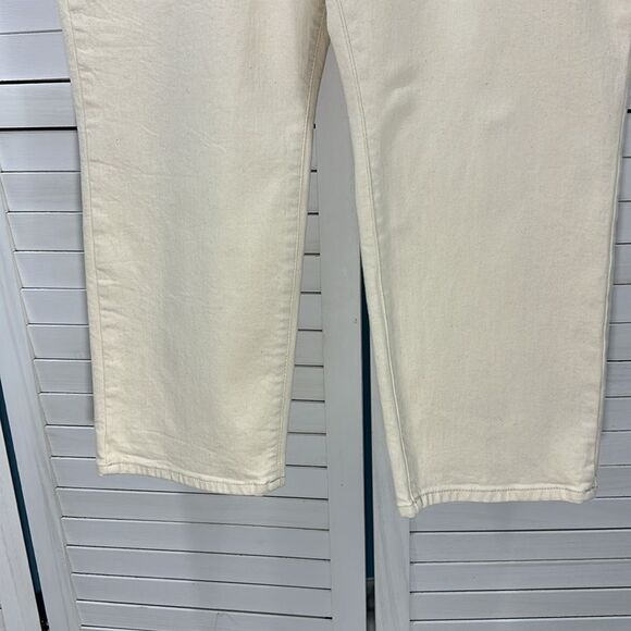 Talbots Modern Ankle Jeans Size 16P Denim Cream Color - Picture 5 of 10